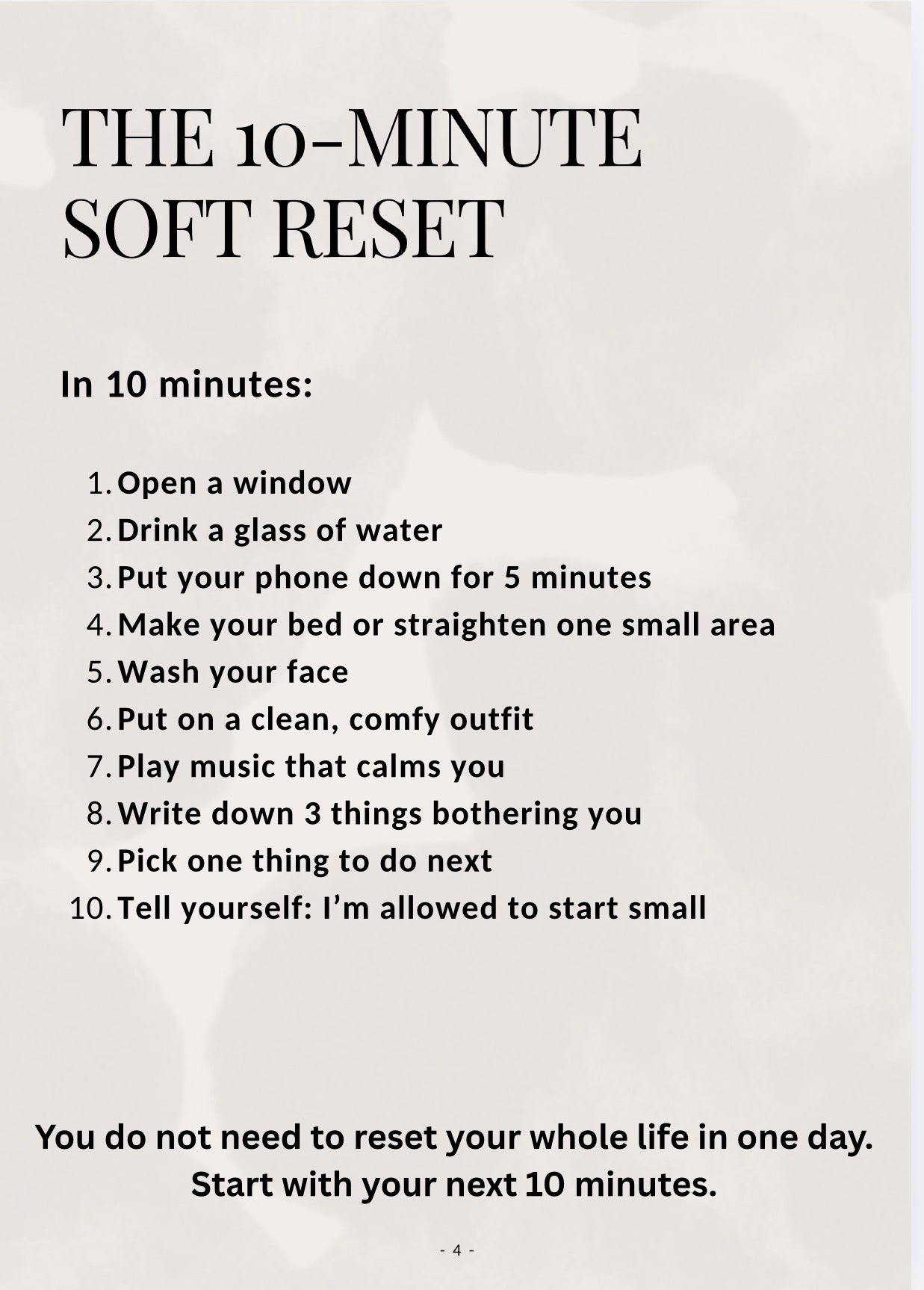 The Soft Reset Guide