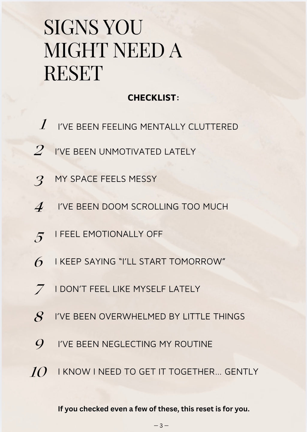 The Soft Reset Guide